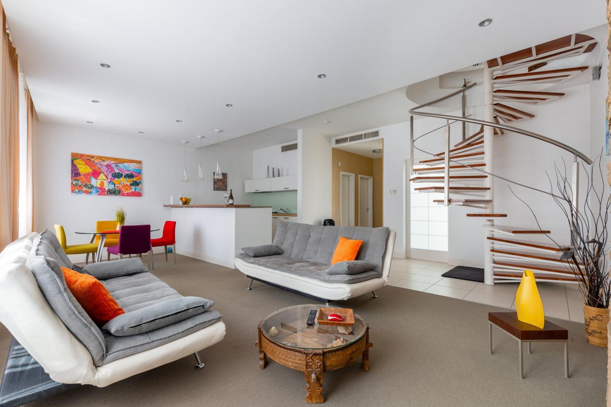 Penthouse With Free Parking And Free Bikes, Wellness 8 Min Walk — Fotók 2